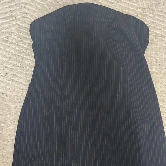 Zara Pinstripe midi dress worn once - Picture 4 of 5